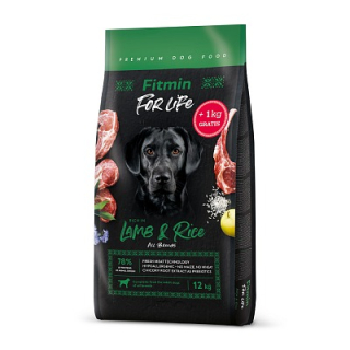 Fitmin For Life jehně s rýží 12kg