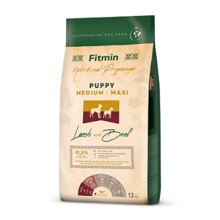 Fitmin dog lamb+beef -puppy 12kg